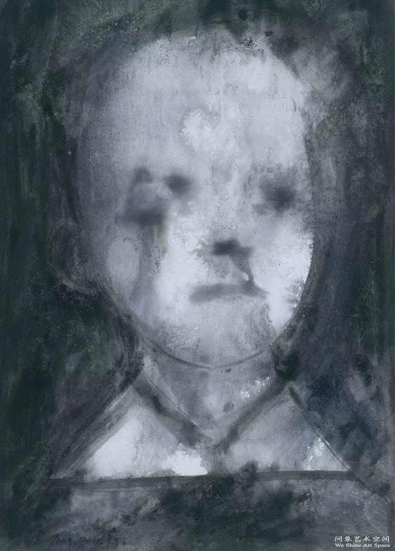 孩童1—纸本—综合材料—21cmX29.7cm—2011年,包忠评述杨传喜作品,杨传喜,包忠,材料,纸本,打印纸,江苏省,南京市,石头城路69号,材质,情境