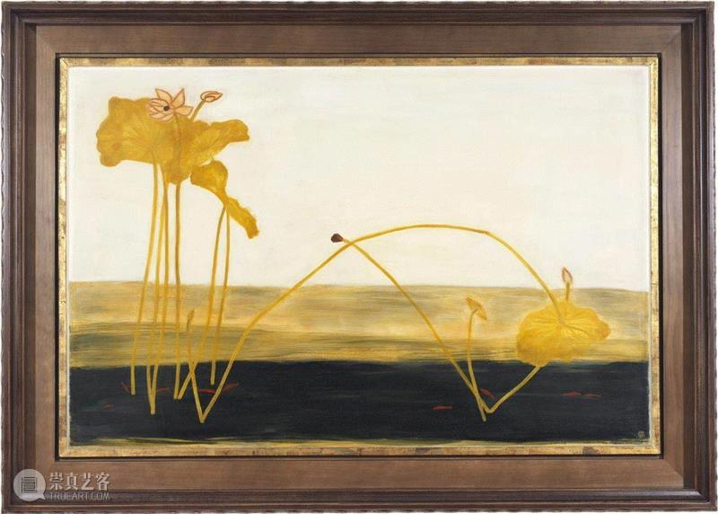 SANYU, Lotus et Poissons Rouges (Lotus and Re