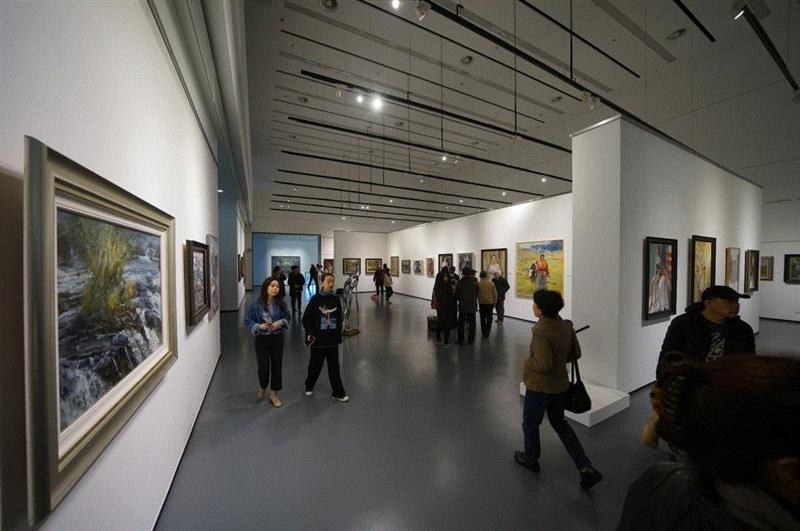 艺脉相承——上海艺术家作品邀请展 开幕,艺脉,邀请展,上海视觉艺术学院,开幕式,油画,吴昌硕,印象派,陈燮君,党委书记,陈立民