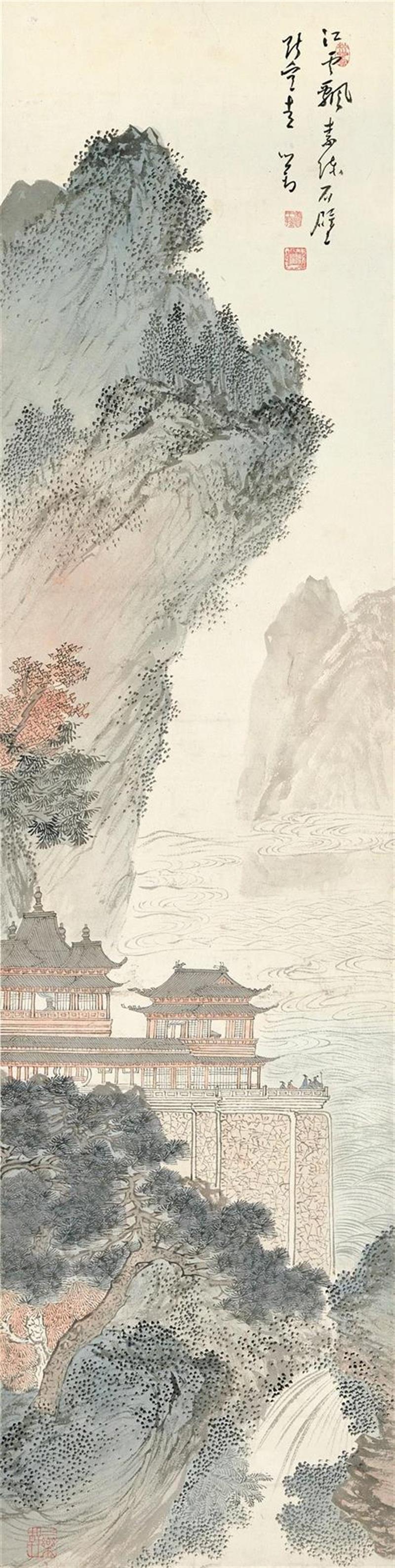 西阁烟波,香港春拍书画精选 │ 春拍心畬,书画,香港,公分,水墨,纸本,王孙,镜框,台北,溥心畬,梅洁