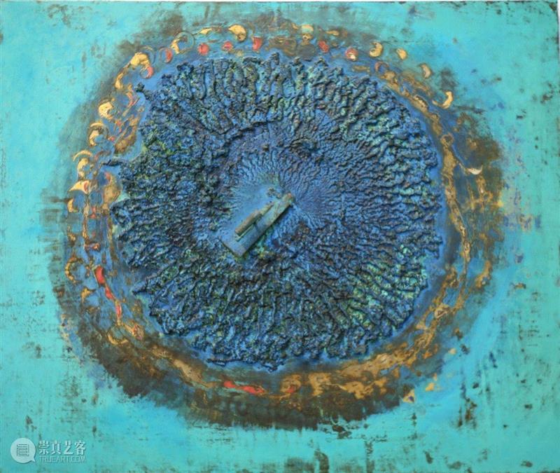 A-12，150x180cm，综合材料、岩彩、大漆，2018,【铸造推荐】艺术家瞿倩梅 Artist QU Qianmei,瞿倩梅,材料,岩彩,大漆,法国,巴黎,姜淼,质感,大自然,瑞安