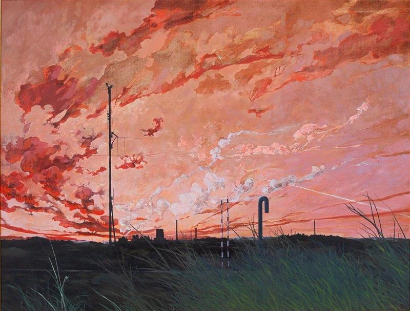 GUNNAR THORéN (Swedish, 1931-2002), V?r?, n d. Oil