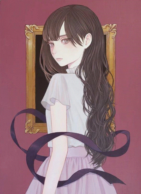 唯美风少女插画，看不腻,少女,插画,上方,日本,插画师,Konno,真弓,唯美风少女插画设计小编