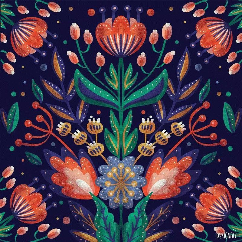平面丨这么漂亮的插画配色我先学习了,插画,配色,庞门,正道,上方,右上,artman,design,平面设计师Marta,技能