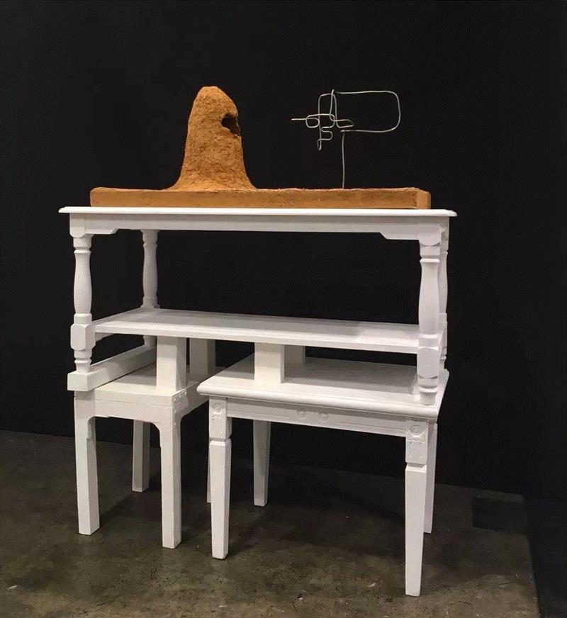 Ah- 啊,【现场】香港巴塞尔艺术展 I 拾萬空间展位 3C42,展位,香港巴塞尔艺术展,仇世杰,SHIJIE,798艺术区,Sat,Dimensions,不锈钢,涂料,北京市朝阳区