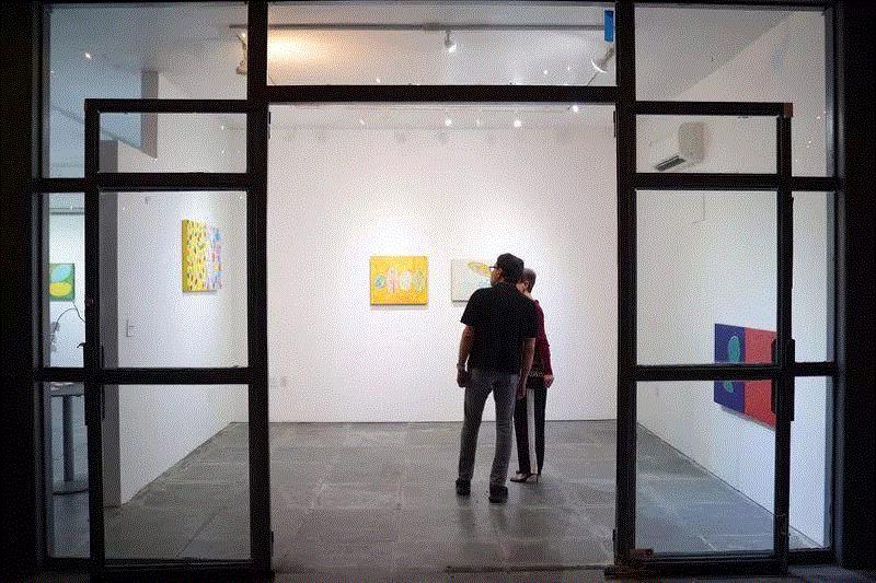 展览现场,【空间站】 | 金俊杰个展在美国迈阿密ART  LEX?NG开幕,金俊杰,空间站,美国迈阿密,LEX,绘画,南宁,迈阿密,鹅卵石,墨西哥城,基地
