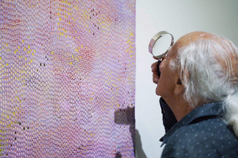 展览现场,【空间站】 | 金俊杰个展在美国迈阿密ART  LEX?NG开幕,金俊杰,空间站,美国迈阿密,LEX,绘画,南宁,迈阿密,鹅卵石,墨西哥城,基地