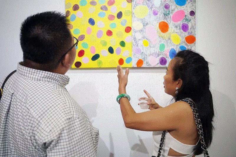 展览现场,【空间站】 | 金俊杰个展在美国迈阿密ART  LEX?NG开幕,金俊杰,空间站,美国迈阿密,LEX,绘画,南宁,迈阿密,鹅卵石,墨西哥城,基地