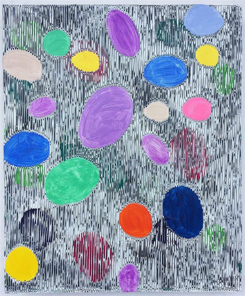 《绘画—鹅卵石7》Painting—Cobblestone7 ,【空间站】 | 金俊杰个展在美国迈阿密ART  LEX?NG开幕,金俊杰,空间站,美国迈阿密,LEX,绘画,南宁,迈阿密,鹅卵石,墨西哥城,基地