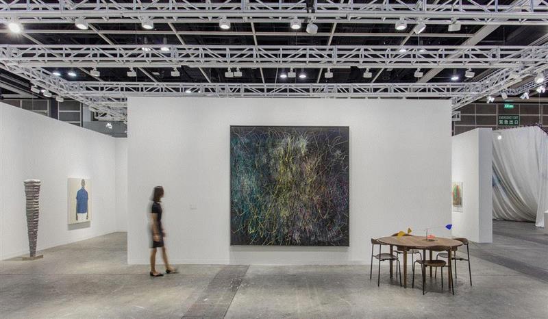 ▲ 豪瑟沃斯展位现场图片，香港巴塞尔艺术展，2019年3月29日 – 31日，摄影：JJY