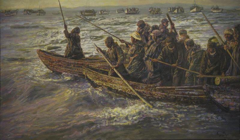从雅鲁藏布江到黄浦江 从苏州河到恒河——应小杰油画与摄影展,油画,恒河,应小杰,黄浦江,雅鲁藏布江,苏州河,摄影展,小杰,八号桥,粮仓