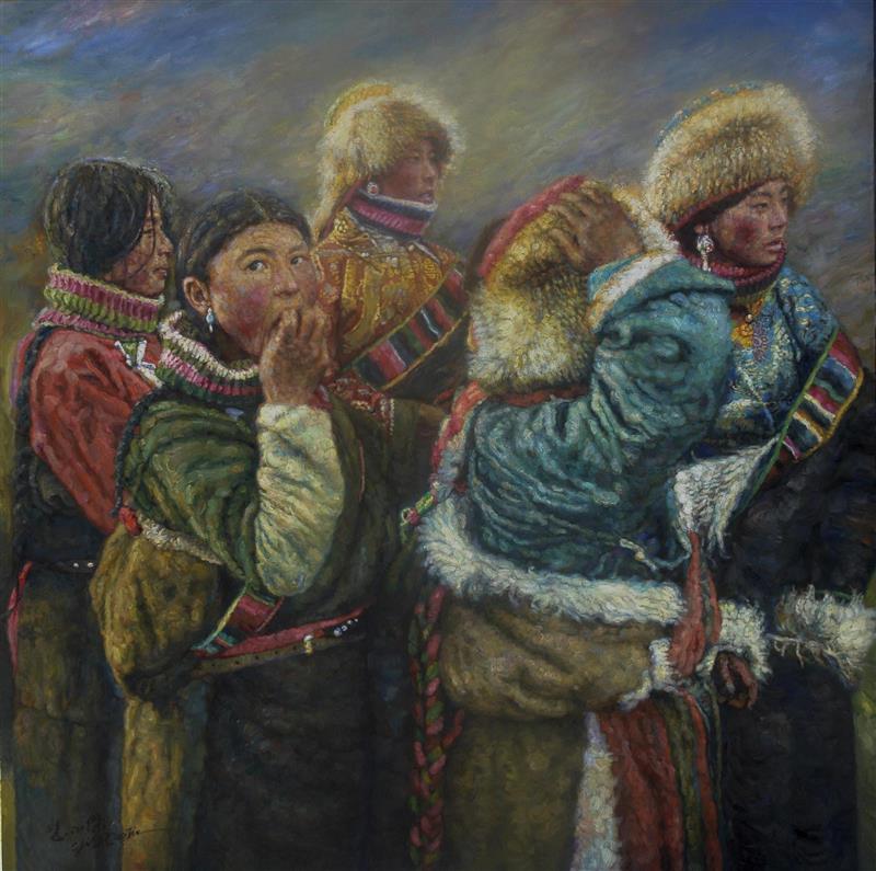 从雅鲁藏布江到黄浦江 从苏州河到恒河——应小杰油画与摄影展,油画,恒河,应小杰,黄浦江,雅鲁藏布江,苏州河,摄影展,小杰,八号桥,粮仓