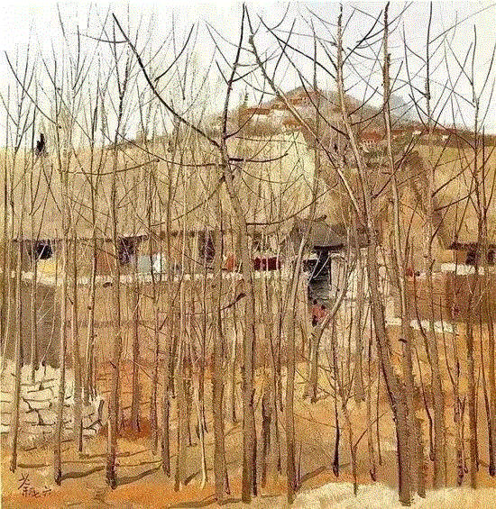吴冠中笔下的植物，经典！,吴冠中,植物,绘画,油画,上方,江苏省,宜兴县,终生,特色,小编