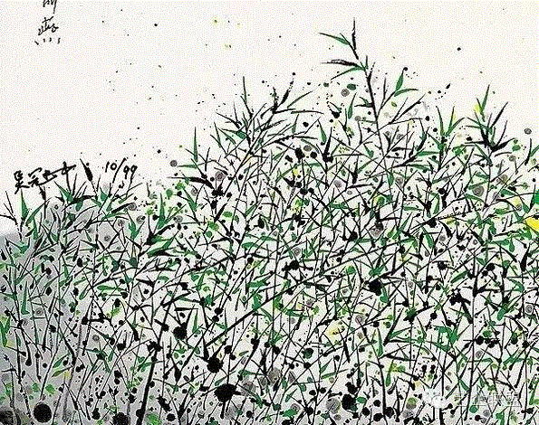 吴冠中笔下的植物，经典！,吴冠中,植物,绘画,油画,上方,江苏省,宜兴县,终生,特色,小编