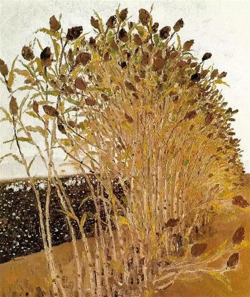 吴冠中笔下的植物，经典！,吴冠中,植物,绘画,油画,上方,江苏省,宜兴县,终生,特色,小编