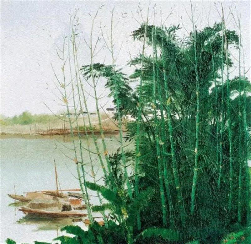 吴冠中笔下的植物，经典！,吴冠中,植物,绘画,油画,上方,江苏省,宜兴县,终生,特色,小编
