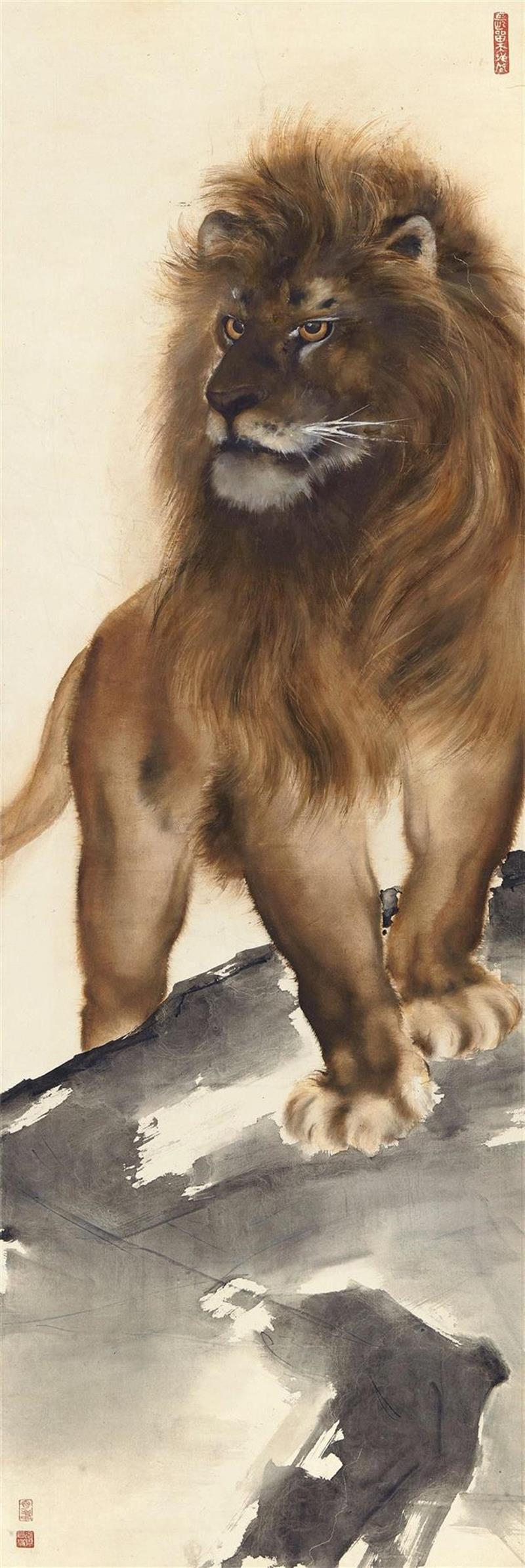 高奇峰　威震高岗,香港春拍 │ 二十世纪广东画坛艺迹,香港,广东,坛艺迹,书画,李研山,张坤仪,黄般若,高奇峰,公分HK,邓尔雅