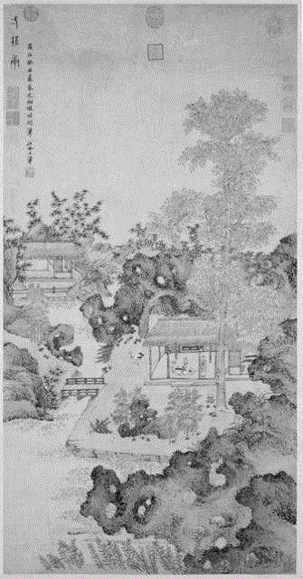 王翚临王蒙〈一梧轩〉图，现藏台北国立故宫博物院,香港春拍 │ 二十世纪广东画坛艺迹,香港,广东,坛艺迹,书画,李研山,张坤仪,黄般若,高奇峰,公分HK,邓尔雅