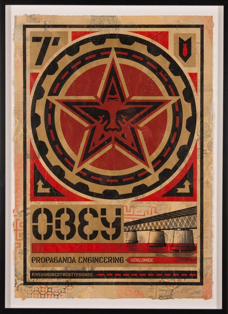 宣传工程,街头巨人——Shepard Fairey,Fairey,巨人,贴纸,OBEY,Shepard,MoCA,滑板,报纸,奥巴马,政治