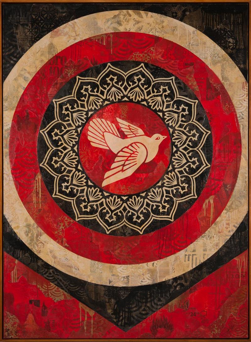 和平鸽,街头巨人——Shepard Fairey,Fairey,巨人,贴纸,OBEY,Shepard,MoCA,滑板,报纸,奥巴马,政治