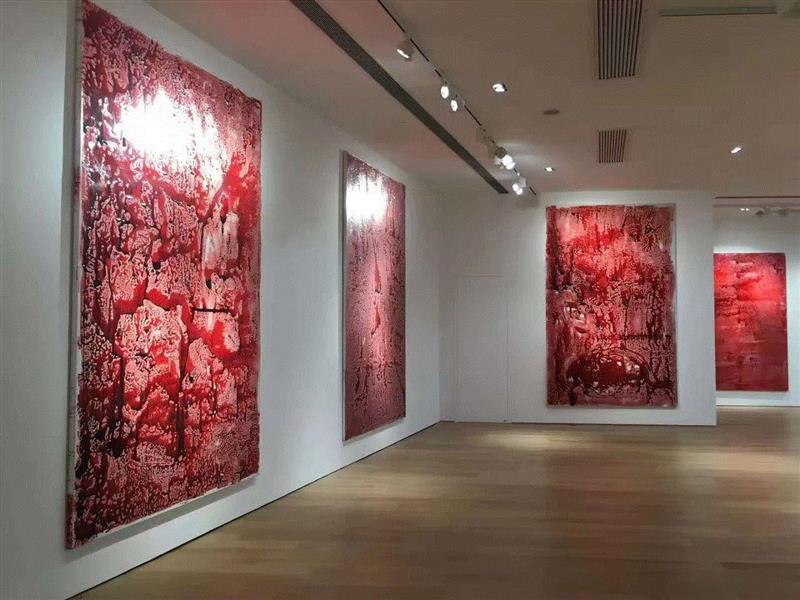 现场盛况 | 2019 香港巴塞尔艺术展 | 阿岱尔·阿贝德赛梅《解锁》,香港巴塞尔艺术展,盛况,阿岱尔·阿贝德赛梅,解锁,赵赵,香港,阿贝德赛梅,直升机,艺术展,材料