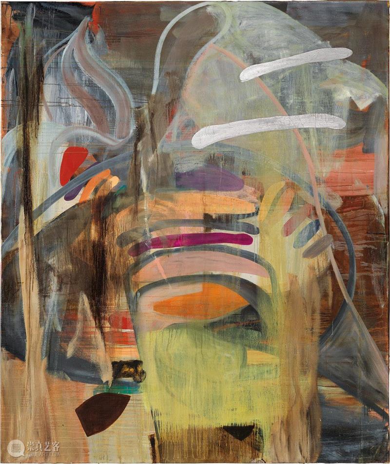 阿尔伯特·厄伦，《无题》，1989年，油彩，画布，94 1/2 × 78 3/4 寸（240 × 2