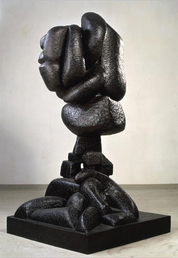 奥托·弗雷德里希 《上升/Ascension》，1929，2009年铸型，青铜,追溯德国对当代艺术的影响 | AMNUA德国艺术立场,AMNUA,雕塑,伊门多夫,博伊斯,兰布鲁克,维尔海姆,巴塞利兹,奈伊,吕佩尔兹,彭克