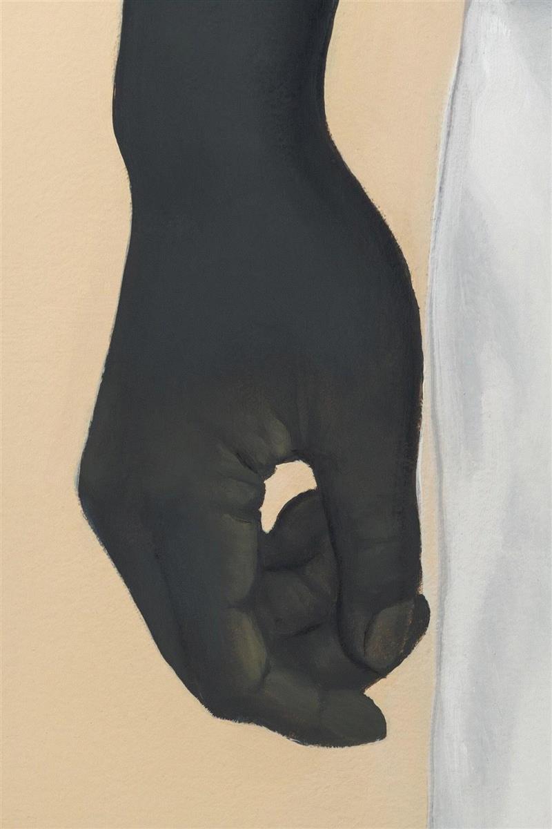 香港巴塞尔艺术展亮点赏析：艾米·谢拉德，《英俊》，2019,香港巴塞尔艺术展,艾米·谢拉德,英俊,谢拉德,艾米,豪瑟,香港,肖像,油彩,厘米