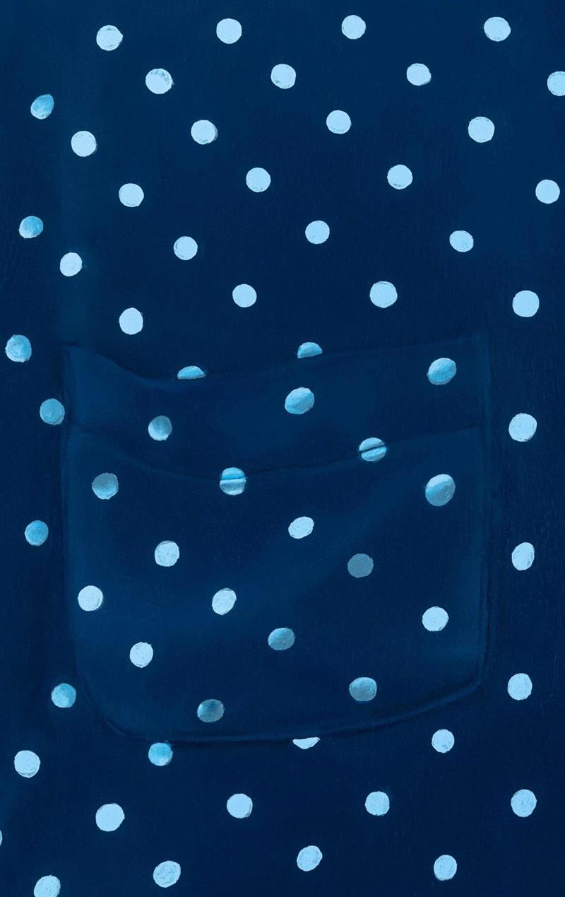 ▲ 艾米·谢拉德，《英俊》（局部），2019，油彩 画布，137.2 x 109.2 x 