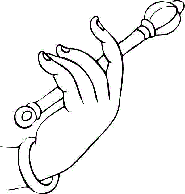 白描佛手，曼妙多姿,白描,佛手,上方,一只手,涵义,情态,手势,手姿,器物,爱好者们