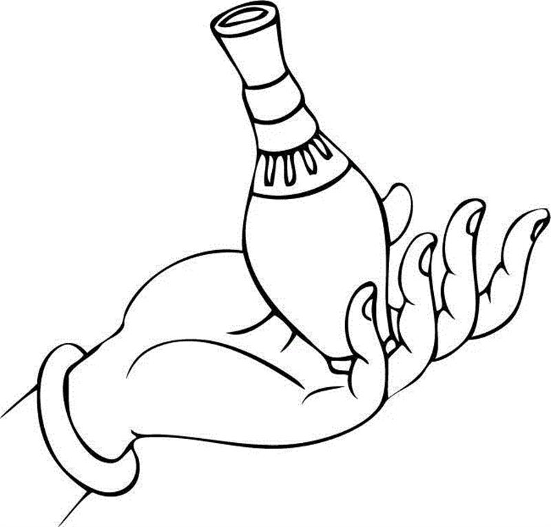 白描佛手，曼妙多姿,白描,佛手,上方,一只手,涵义,情态,手势,手姿,器物,爱好者们