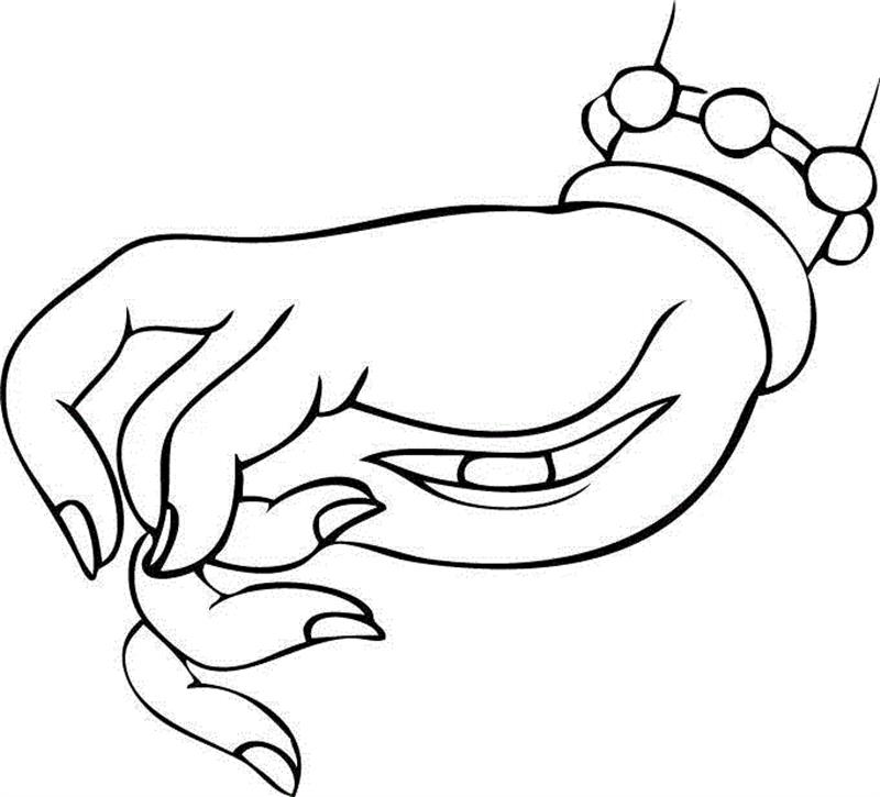 白描佛手，曼妙多姿,白描,佛手,上方,一只手,涵义,情态,手势,手姿,器物,爱好者们