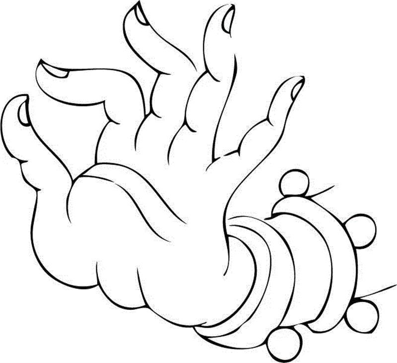 白描佛手，曼妙多姿,白描,佛手,上方,一只手,涵义,情态,手势,手姿,器物,爱好者们