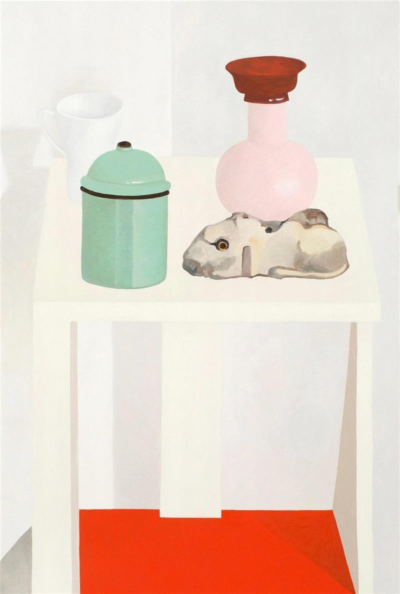 此次展览也将展出艺术家的数幅最新画作 Nathalie Du Pasquier, On a