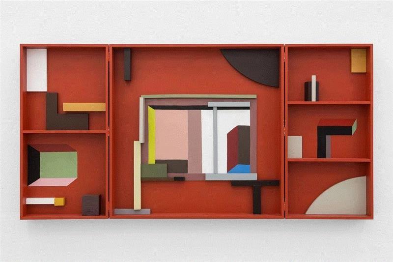 Nathalie Du Pasquier, Untitled, 2017, Oil on