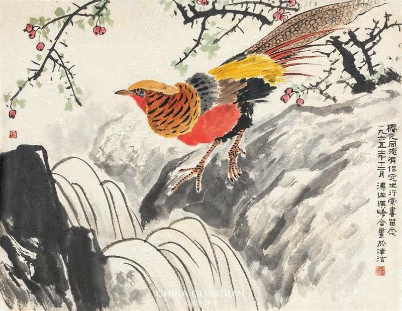 Lot 259,【嘉德四季53期】“晓耕楼”旧藏,嘉德,晓耕楼,秦仲文,镜心,宁斧成,孙其峰,行书,对联,陈椿元,晓耕