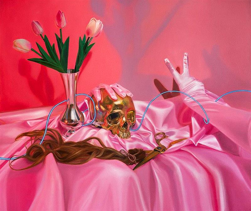 绘画丨她作品的粉色暴击，让人有点甜,绘画,粉色,手绘网,Mann,加拿大,肖像,上方,右上,本文,shouhui