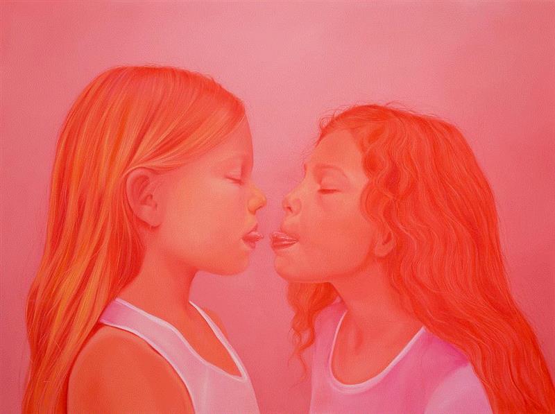 绘画丨她作品的粉色暴击，让人有点甜,绘画,粉色,手绘网,Mann,加拿大,肖像,上方,右上,本文,shouhui