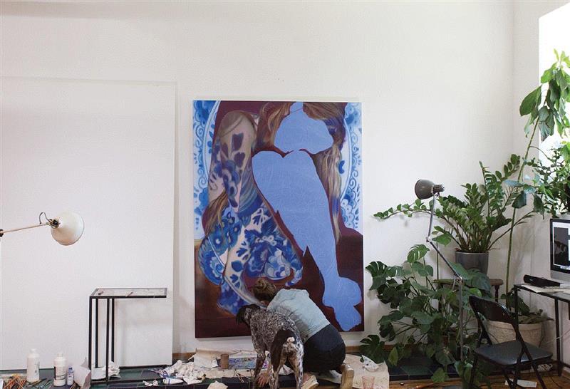 绘画丨她作品的粉色暴击，让人有点甜,绘画,粉色,手绘网,Mann,加拿大,肖像,上方,右上,本文,shouhui