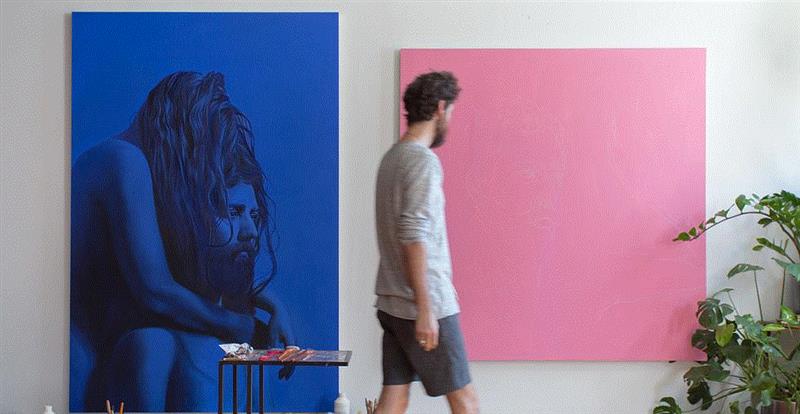 绘画丨她作品的粉色暴击，让人有点甜,绘画,粉色,手绘网,Mann,加拿大,肖像,上方,右上,本文,shouhui