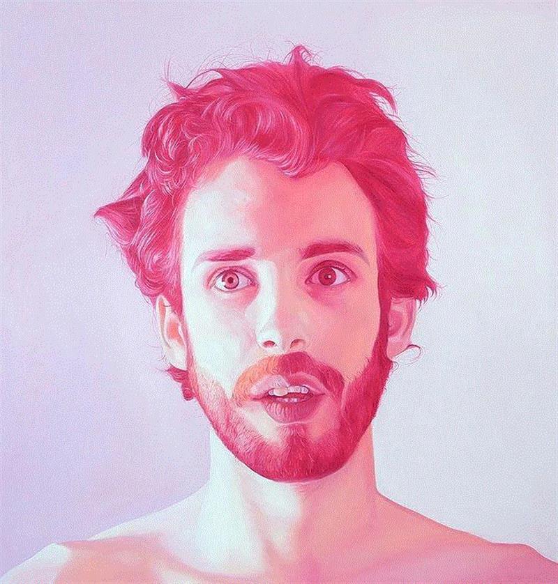 绘画丨她作品的粉色暴击，让人有点甜,绘画,粉色,手绘网,Mann,加拿大,肖像,上方,右上,本文,shouhui