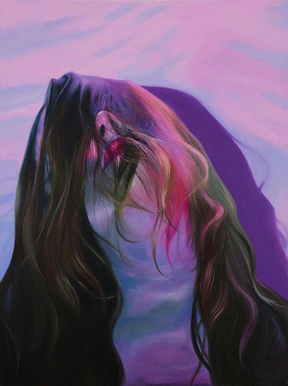 绘画丨她作品的粉色暴击，让人有点甜,绘画,粉色,手绘网,Mann,加拿大,肖像,上方,右上,本文,shouhui