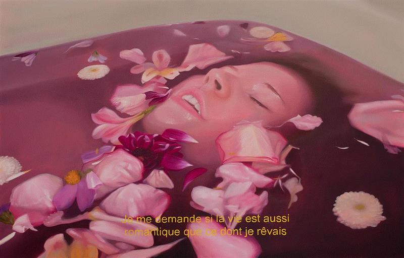 绘画丨她作品的粉色暴击，让人有点甜,绘画,粉色,手绘网,Mann,加拿大,肖像,上方,右上,本文,shouhui