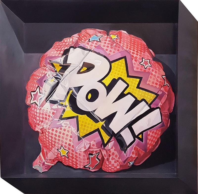 李庆美 | 泄气的大都会 2/3 Pow | 桦木板油画,展览 | 行走·观察——当代艺术群展,艺术群展,油画,郑在东,李山,尹朝阳,孙尧,李庆美,汪一,丙烯,com