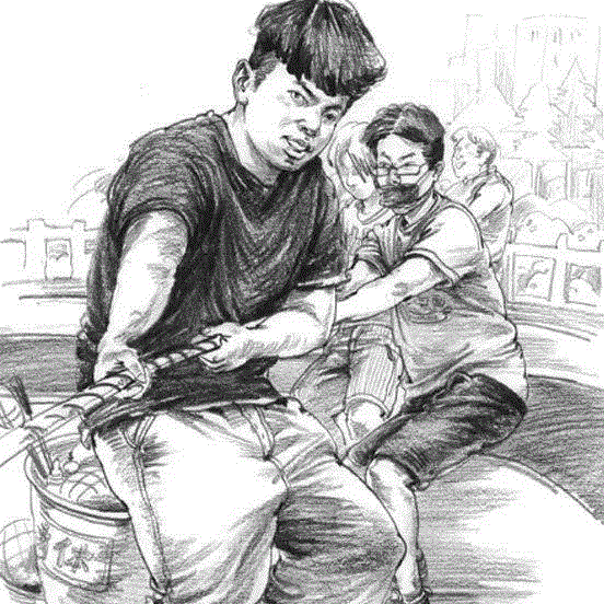 这些看上去很“丑”的插画，确是最真实的生活！,插画,老公,Oleander,真谛,三角裤,额头,粉刺,胡子,腿毛,老婆