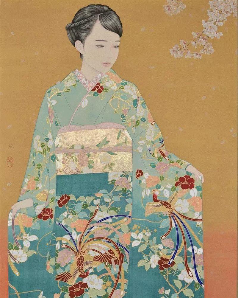 淡墨线条勾勒青春少女,少女,上方,日本,插画师,小编