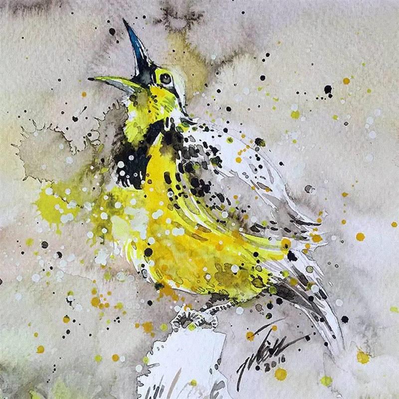 用泼墨的手法绘制的水粉画,水粉画,上方,新加坡,力度感,小编