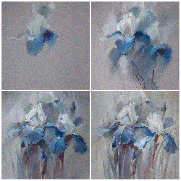 她15年离群索居，只为用一根粉笔打开全新人生，惊艳了世界！,粉笔,Olga,很多人,颜料,墙上,莫斯科艺术学院,色块,阁楼,黑板,节日