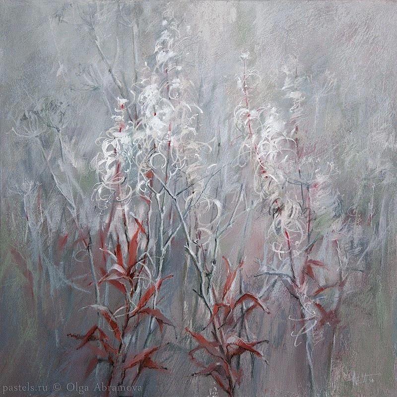 她15年离群索居，只为用一根粉笔打开全新人生，惊艳了世界！,粉笔,Olga,很多人,颜料,墙上,莫斯科艺术学院,色块,阁楼,黑板,节日