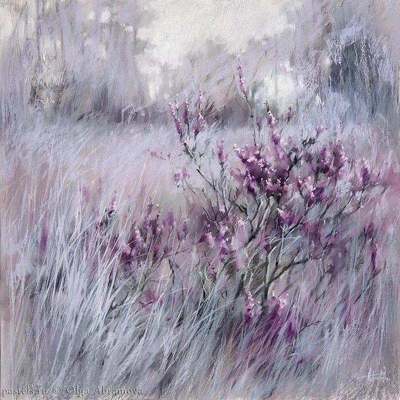 她15年离群索居，只为用一根粉笔打开全新人生，惊艳了世界！,粉笔,Olga,很多人,颜料,墙上,莫斯科艺术学院,色块,阁楼,黑板,节日